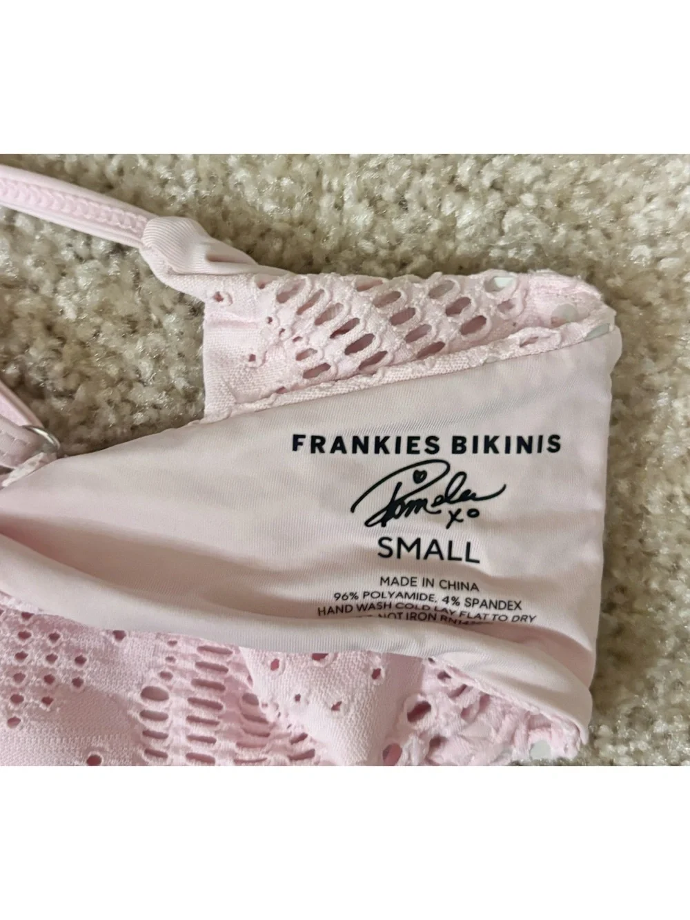 Frankie’s Bikinis x Pamela Eyelet Bikini Top